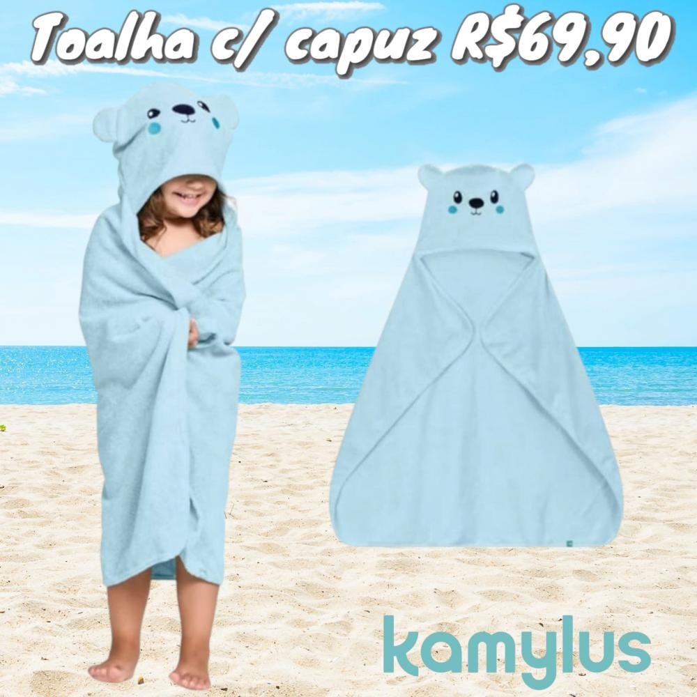 TOALHA C/ CAPUZ CLARA