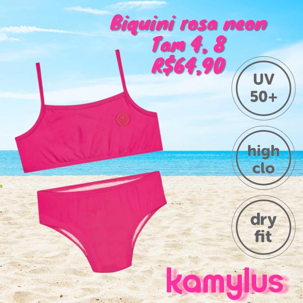 BIQUINI NEON ROSA TAM 8