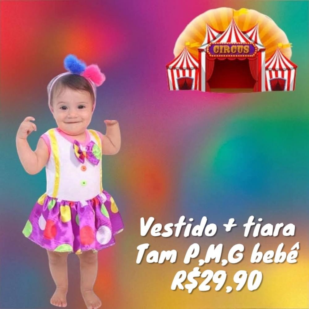 FANTASIA PALHACA  TAM P