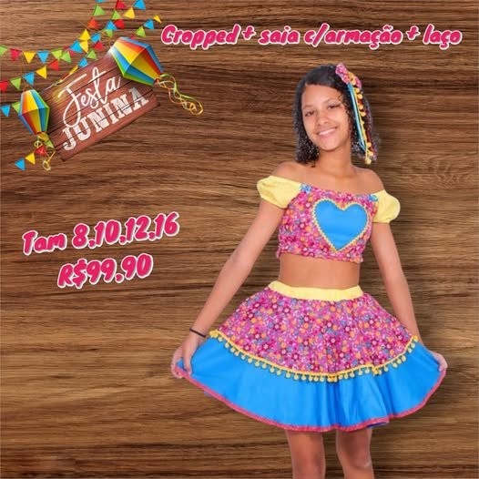 CONJ JUNINA SAIA + CROPPED  TAM 8