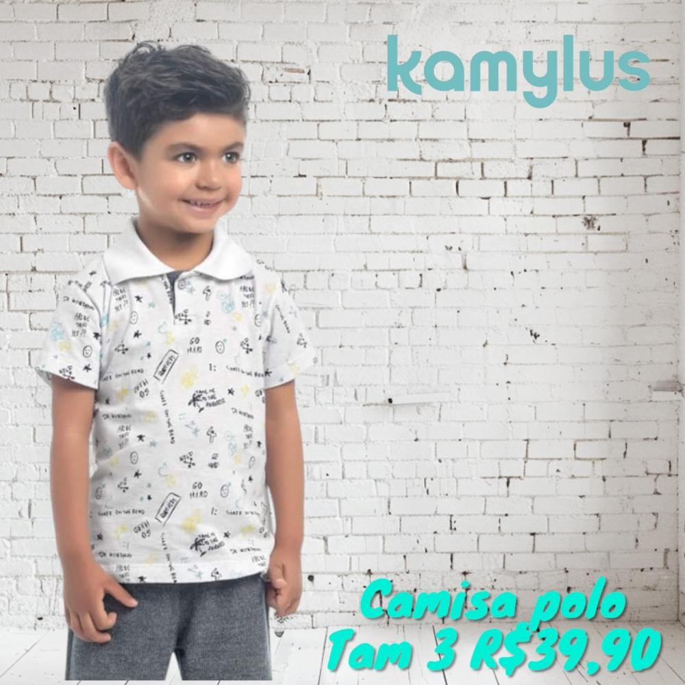 CAMISA POLO BRANCA  TAM 3