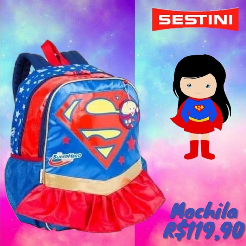 MOCHILA SUPER HEROINA