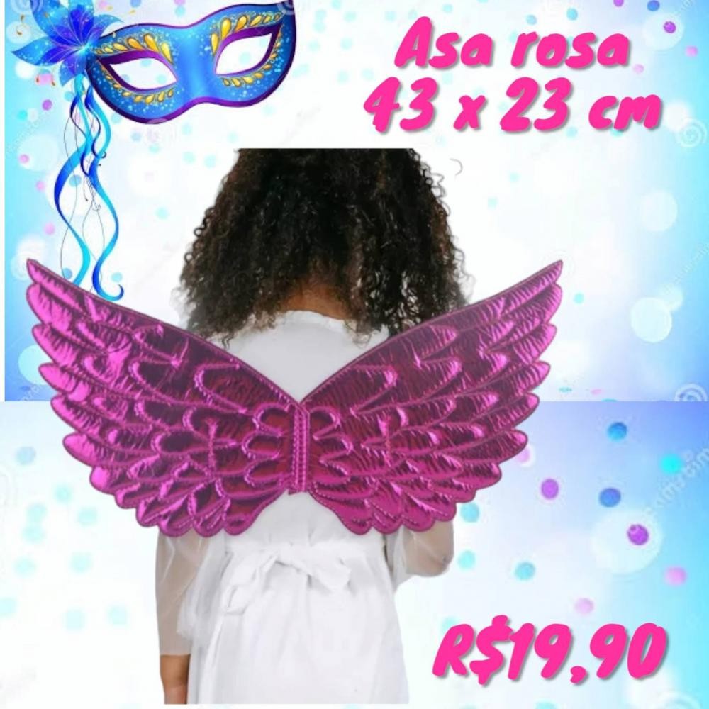 ASA METALICO 43 X 23CM ROSA