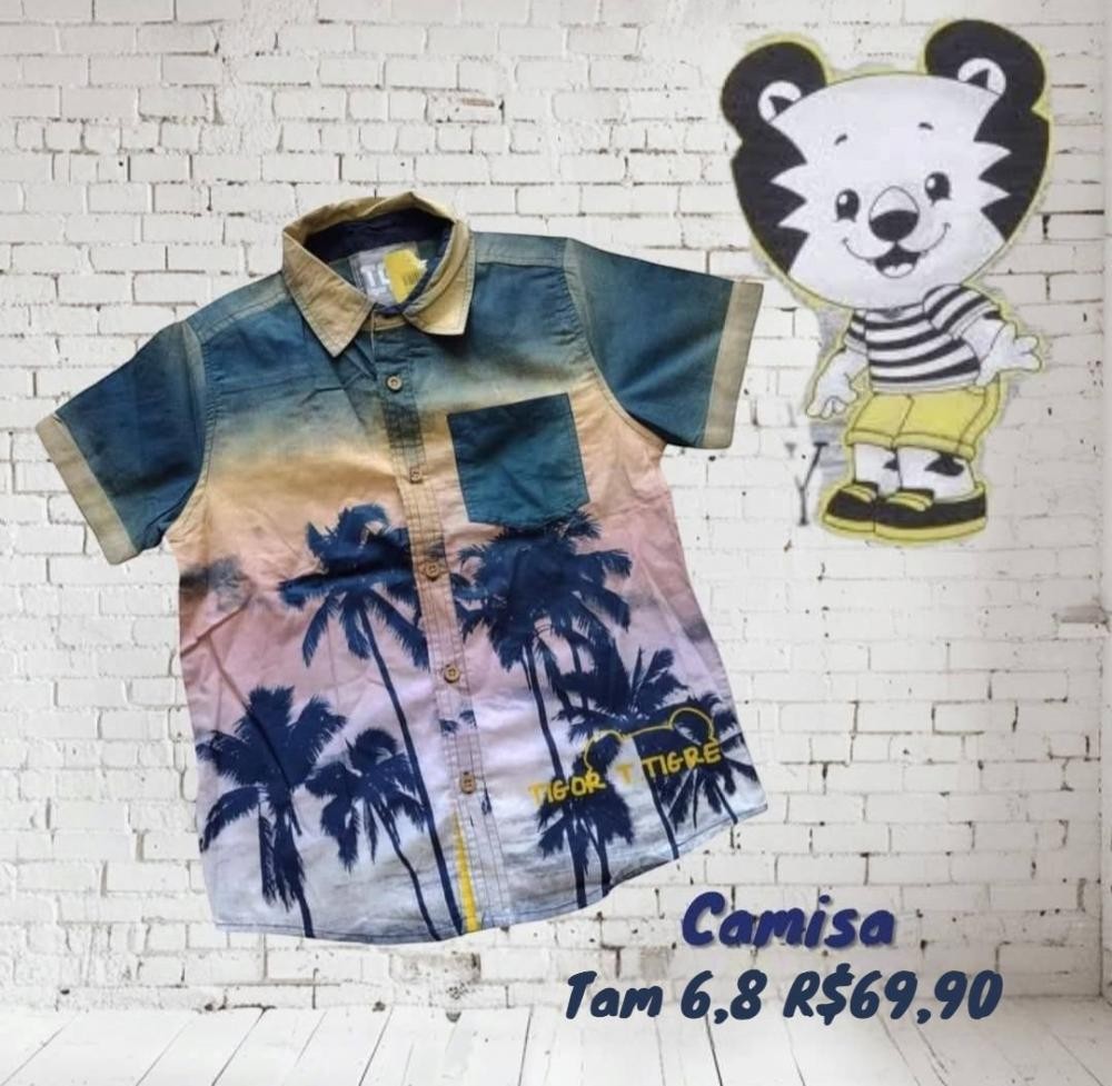 CAMISA TIGOR  TAM 8