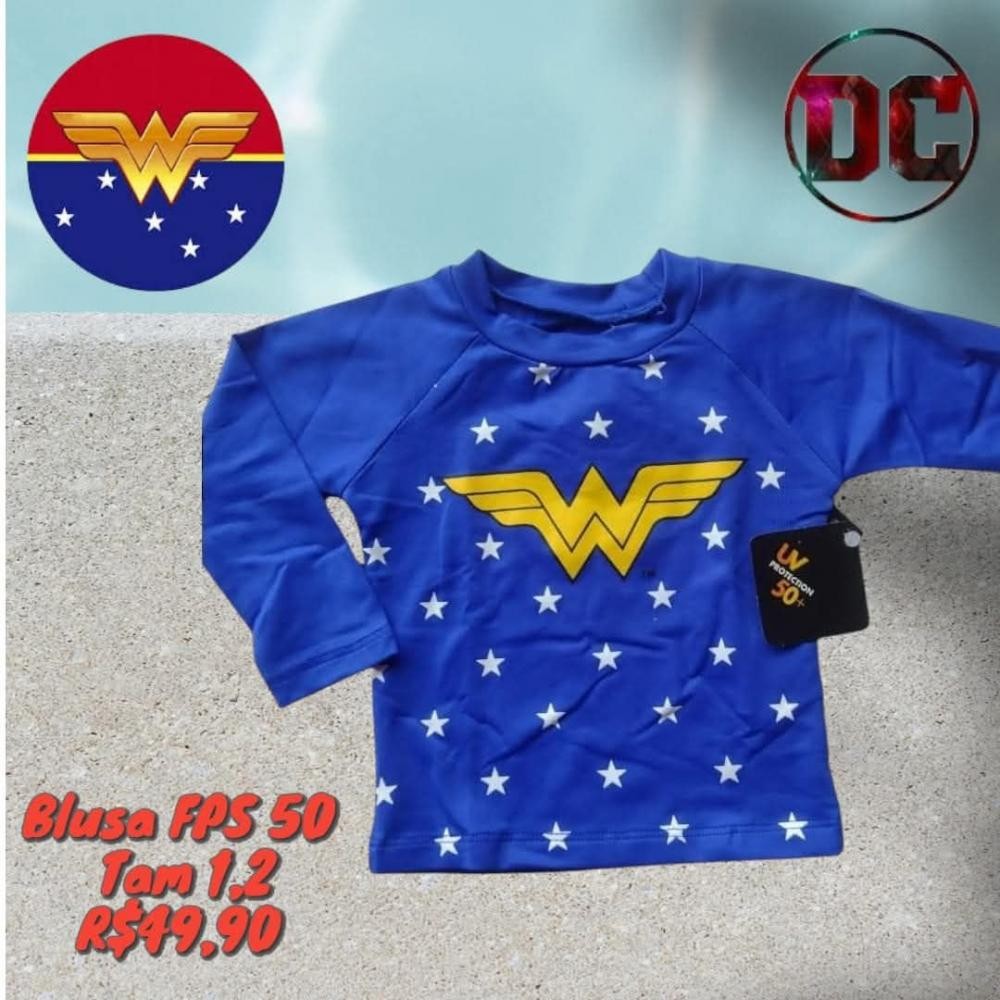 BLUSA PROTECAO MULHER MARAVAILHA  TAM 2