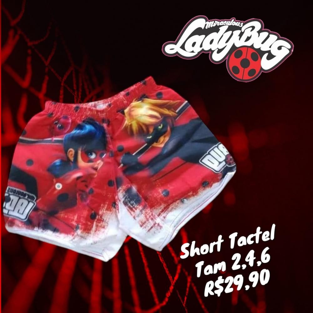 SHORT TACTEL LADYBUG  TAM 6