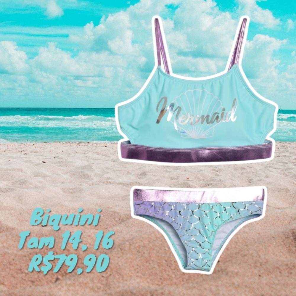 BIQUINI VERDE TAM 14