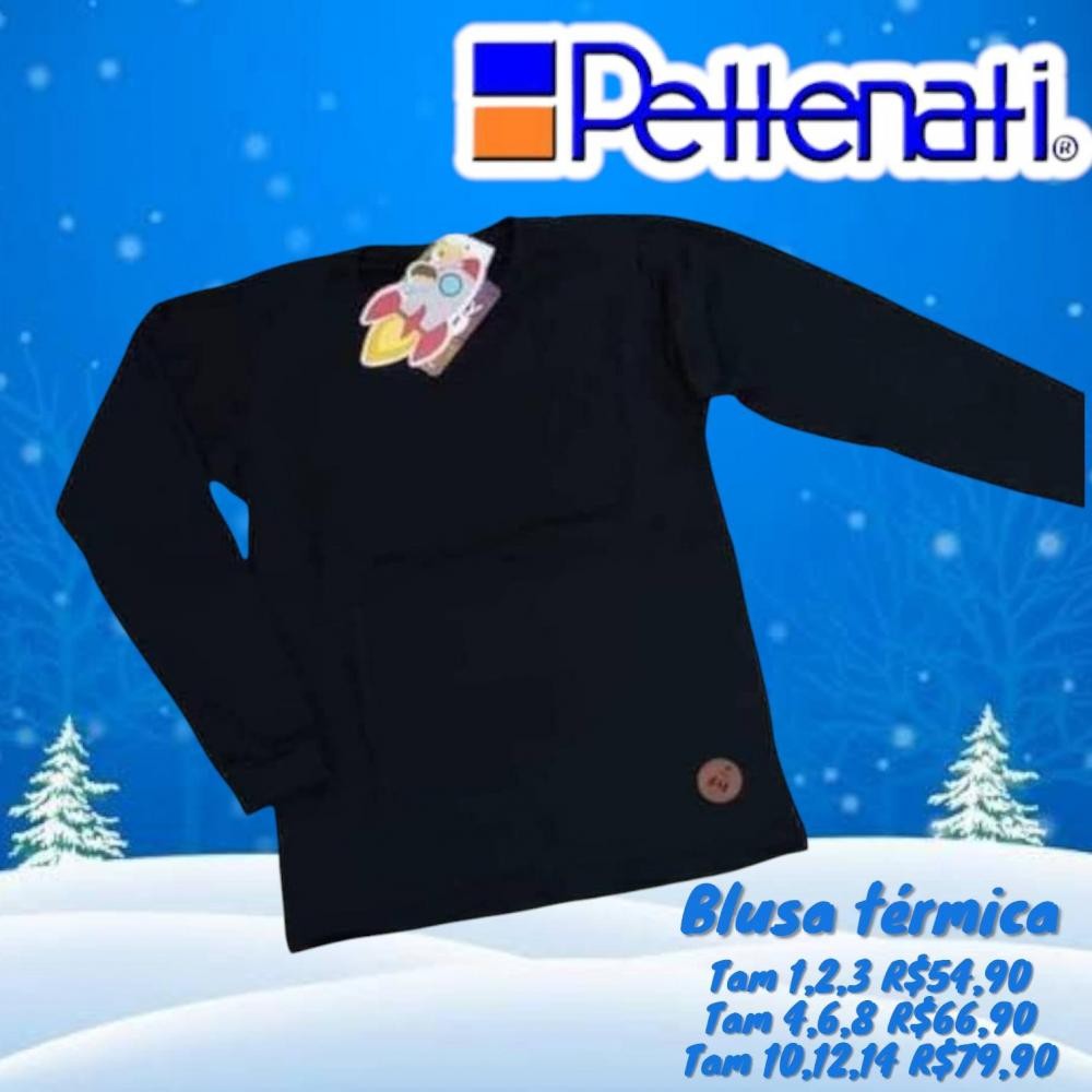 BLUSA TERMICA PRETA  TAM 10