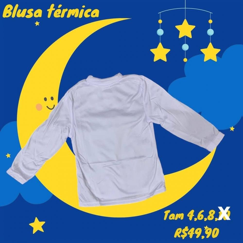 BLUSA TERMICA BRANCA  TAM 6