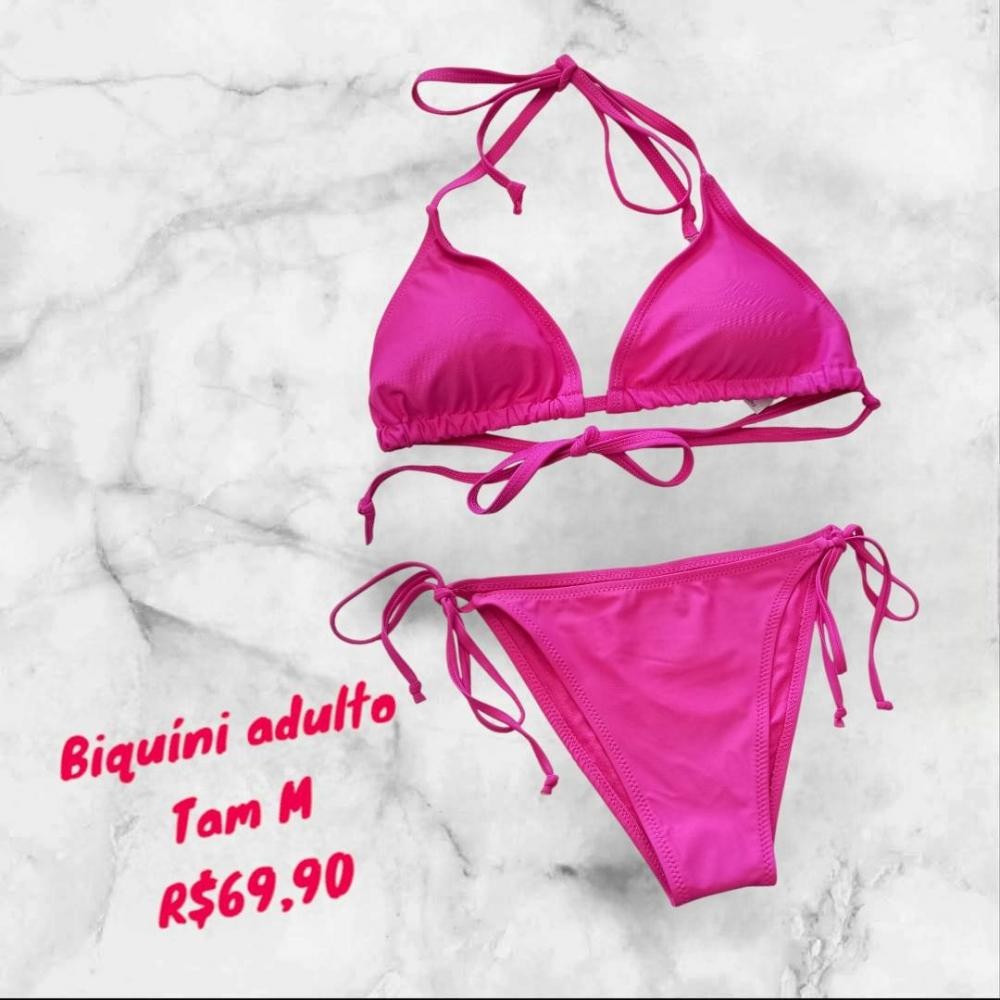 BIQUINI ADULTO ROSA TAM M