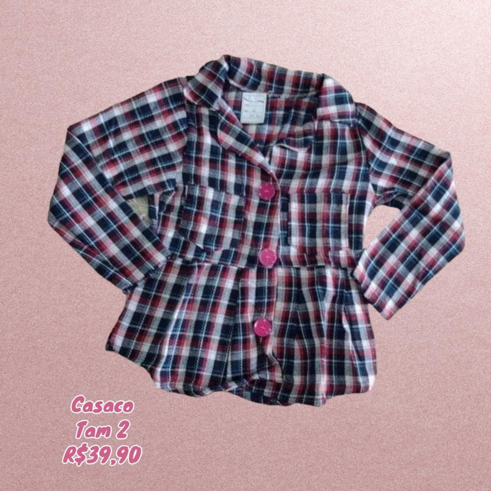 CASACO XADREZ  TAM 2