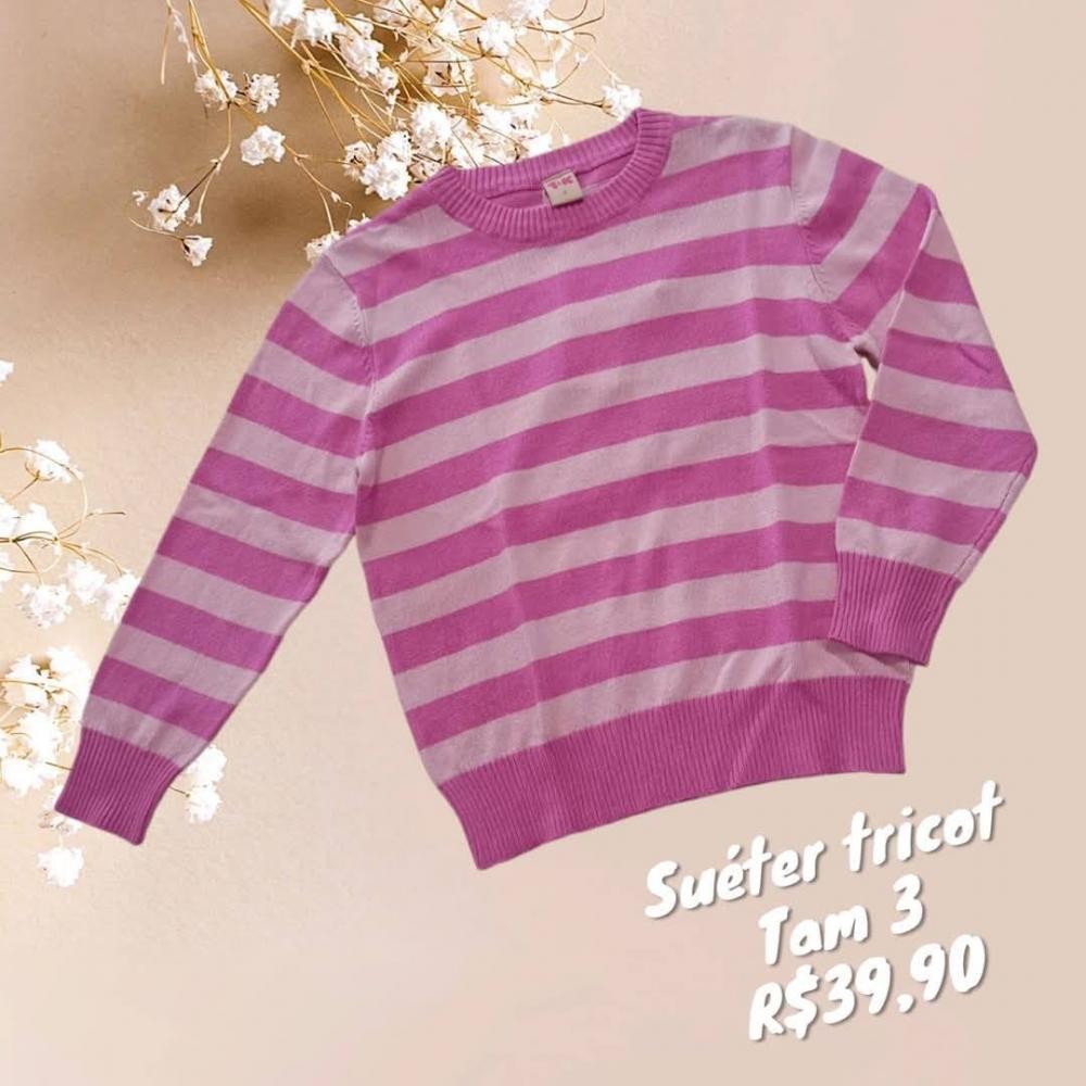 SUETER TRICOT  TAM 3