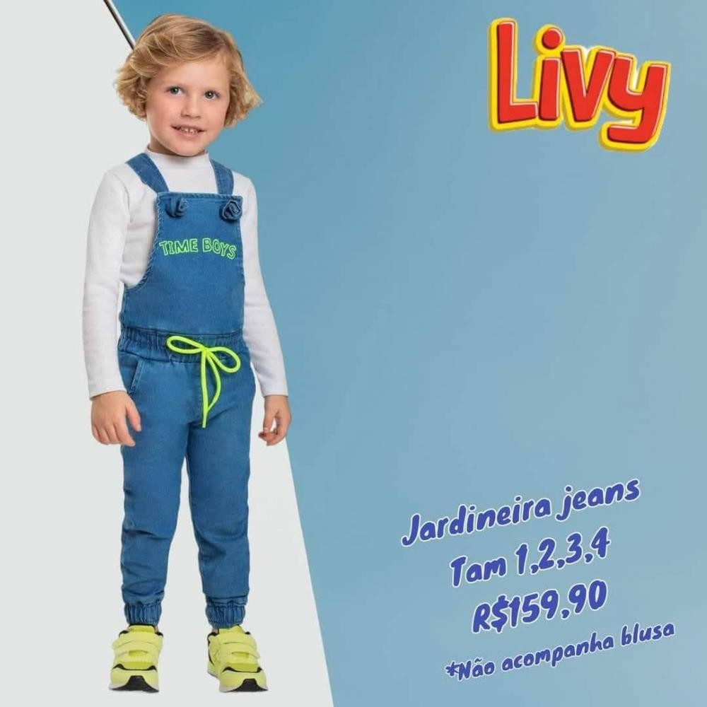 JARDINEIRA JEANS TAM 2
