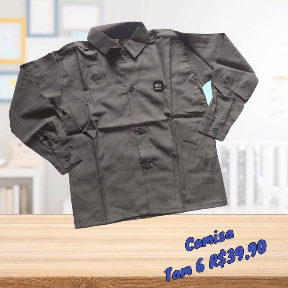 CAMISA SOCIAL VERDE TAM 6