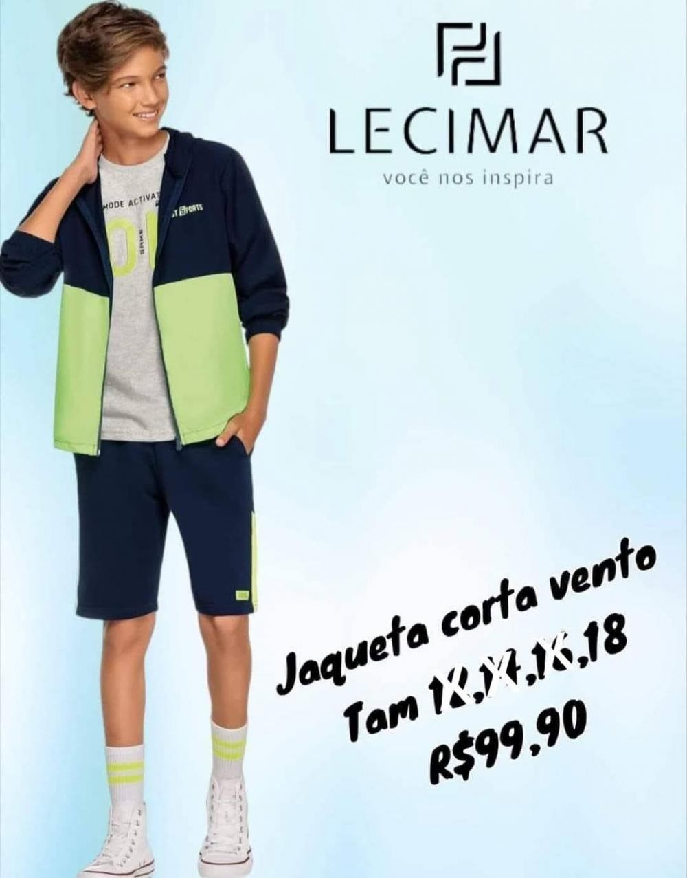 JAQUETA CORTA VENTO  TAM 18