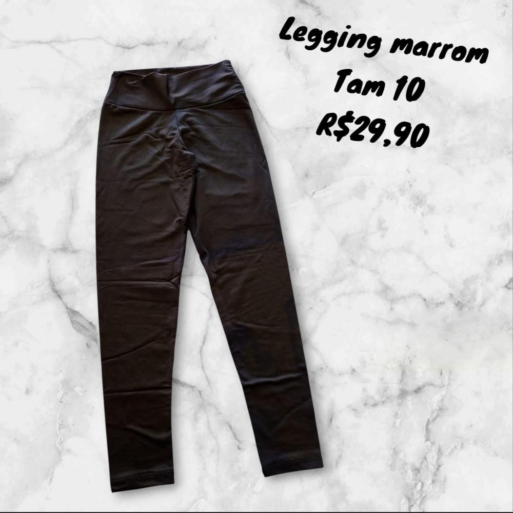 LEGGING MARROM TAM 10