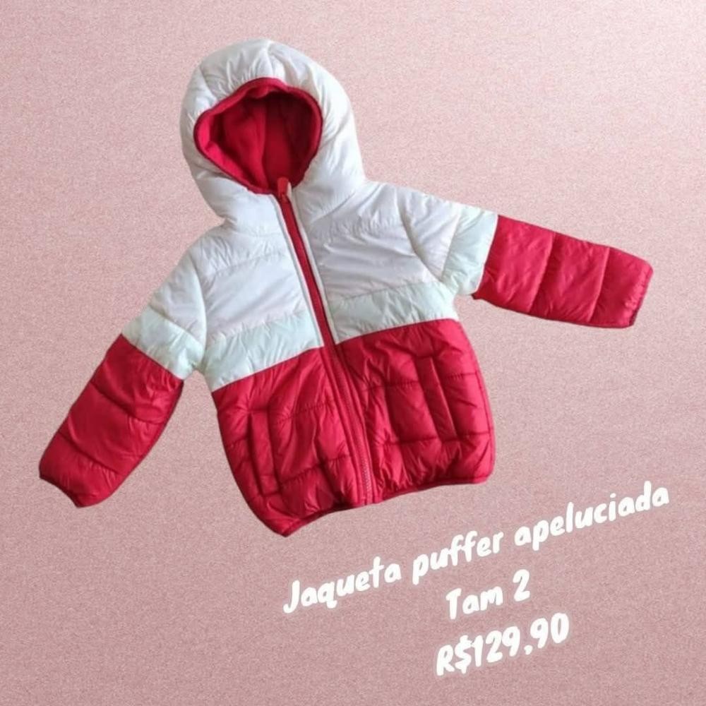 JAQUETA VERMELHA/BRANCA  TAM 2