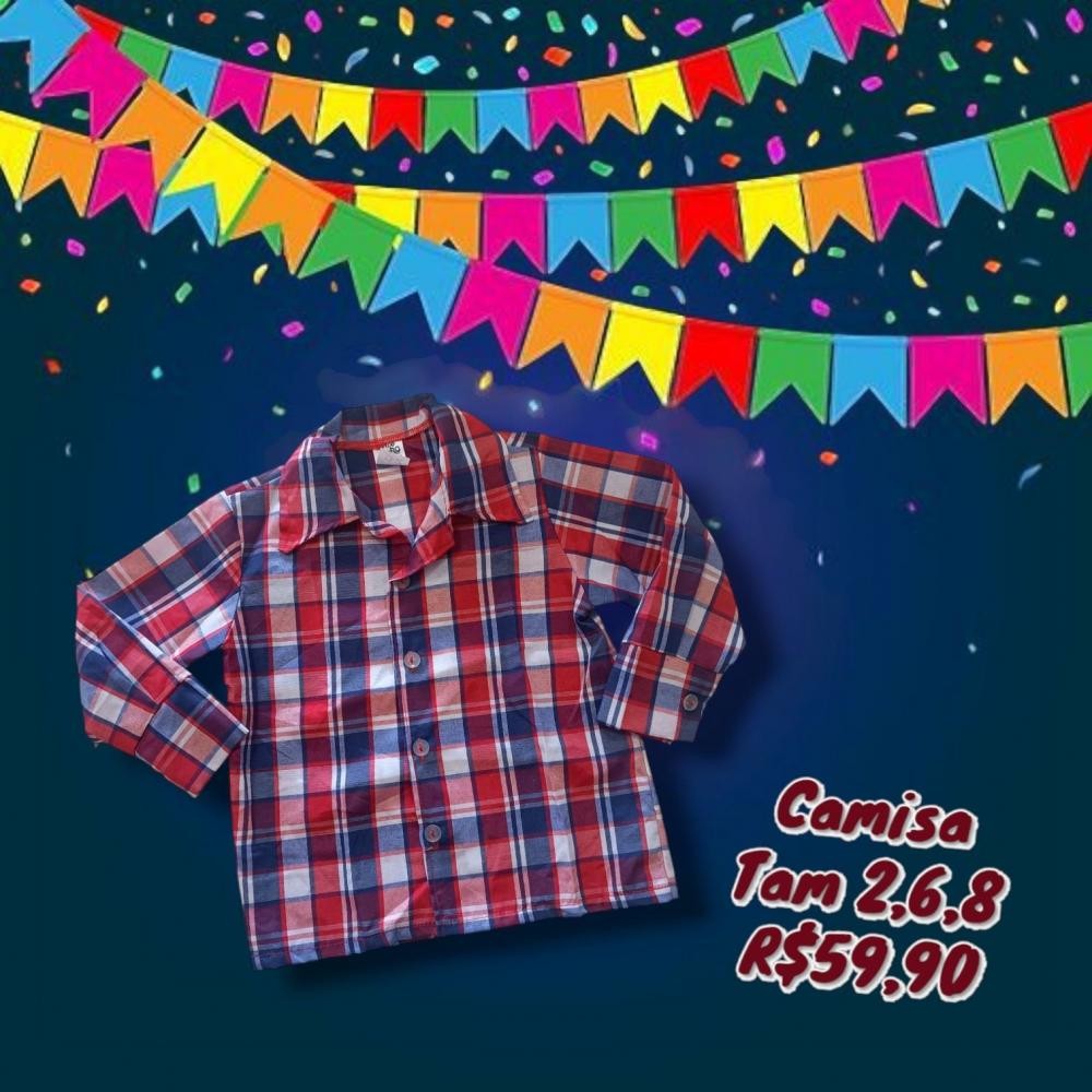 CAMISA XADREZ ML  TAM 2