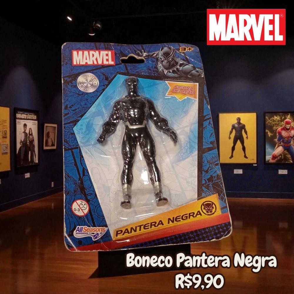 BONECO PANTERA NEGRA