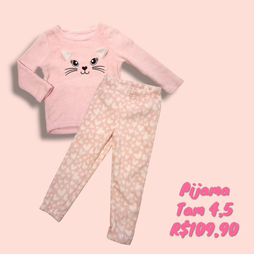 PIJAMA ML GATINHA TAM 5