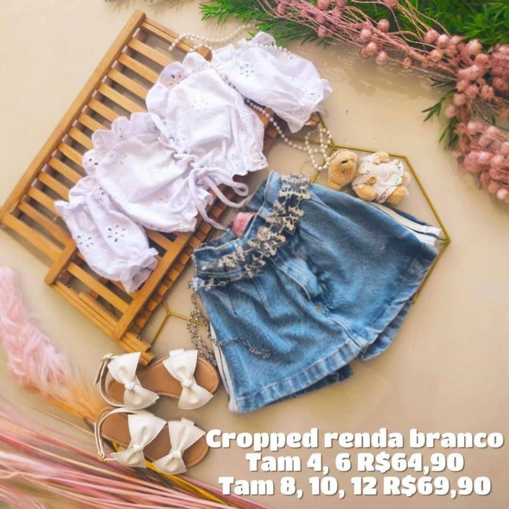 CROPPED RENDA BRANCO TAM 12