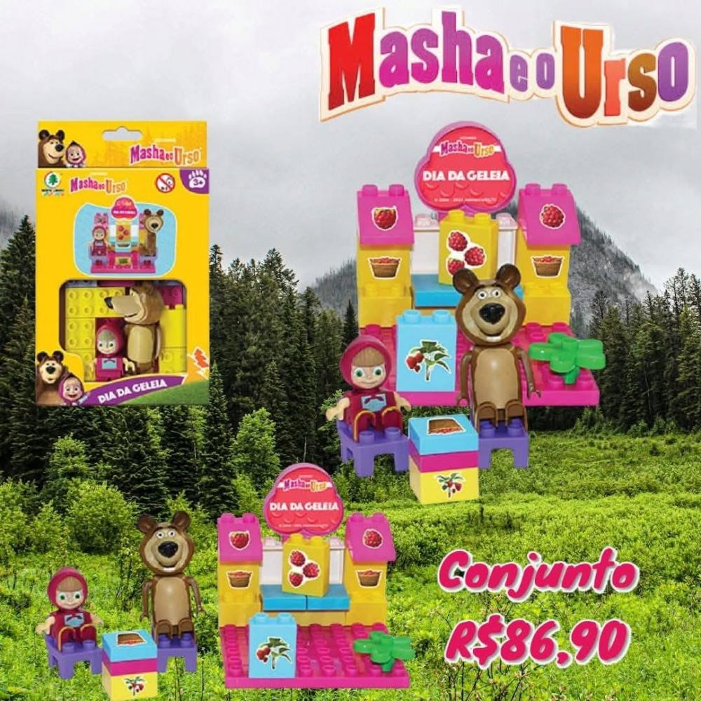 JOGO MONTAR MASHA E URSO