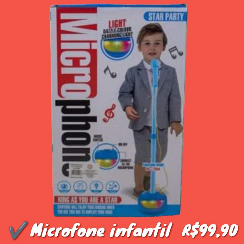 MICROFONE AZUL