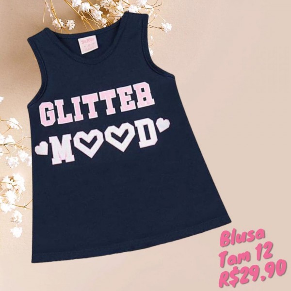 REGATA GLITTER AZUL TAM 12
