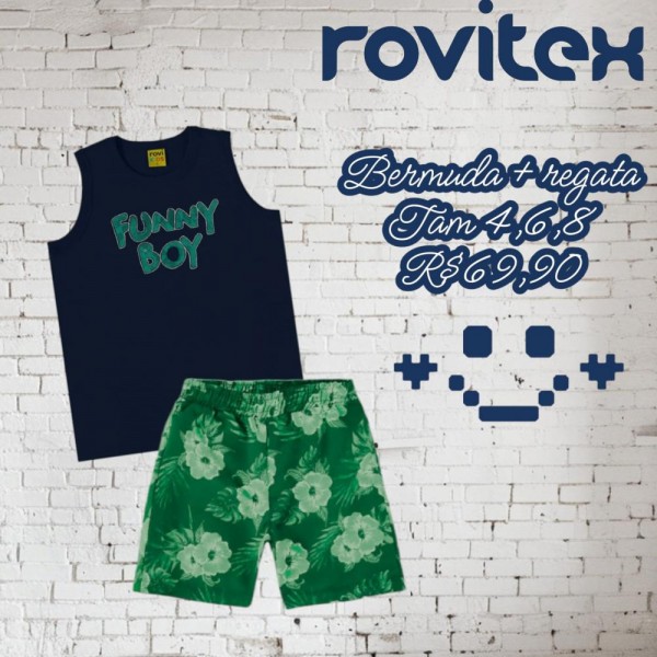 CONJ BERMUDA + REGATA FUNNY  TAM 4