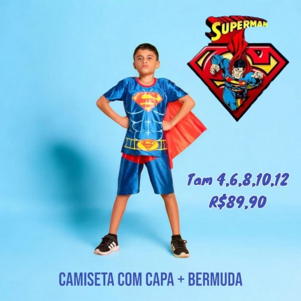 FANTASIA MC SUPER HOMEM  TAM 6