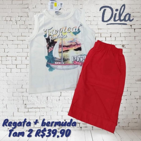 CONJ BERMUDA + REGATA TROPICAL  TAM 2