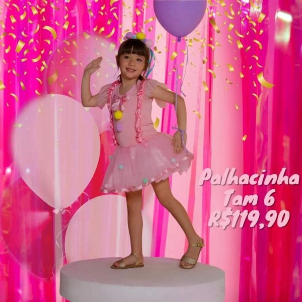 FANTASIA PALHACA  TAM 6
