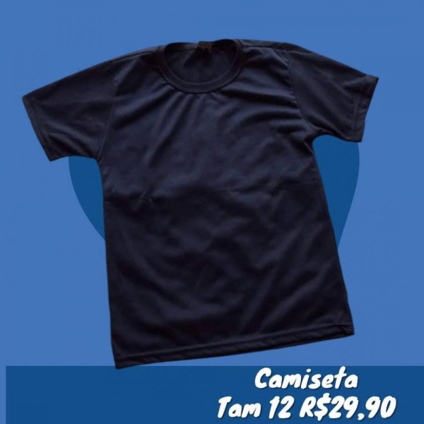 CAMISETA PRETA  TAM 12