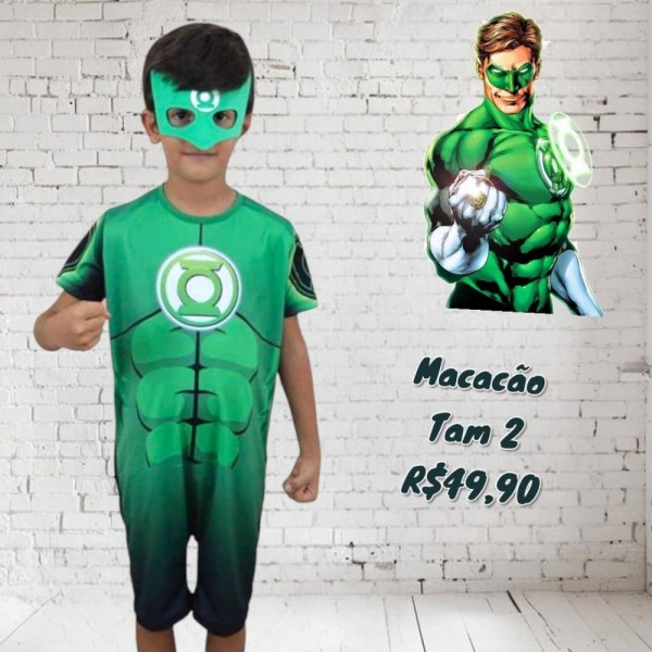 FANTASIA LANTERNA VERDE TAM 2