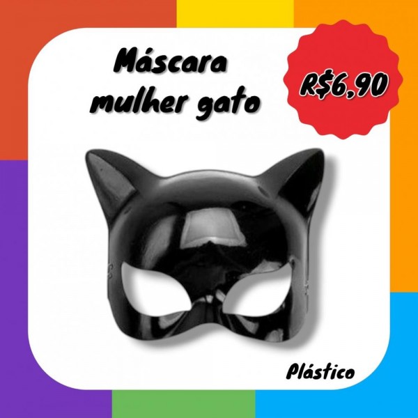 MASCARA MULHER GATO