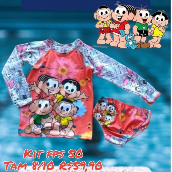 BIQUINI ML TURMA MONICA /10  TAM 8