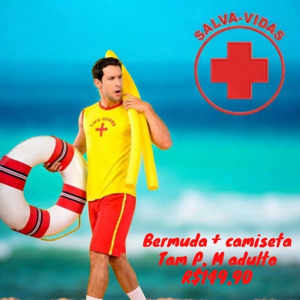 FANTASIA SALVA VIDAS ADULTO  TAM M