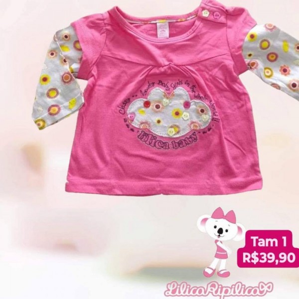 BLUSA ML LILICA ROSA TAM 1
