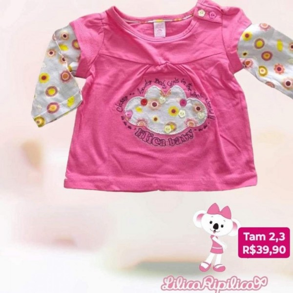 BLUSA ML ROSA TAM 3