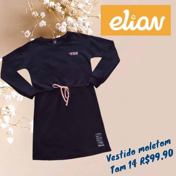 VESTIDO ML PRETO TAM 14