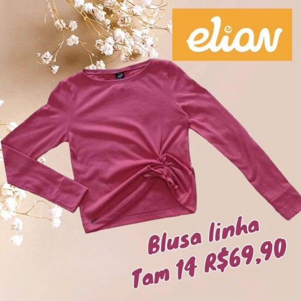 BLUSA ML ROSA TAM 14