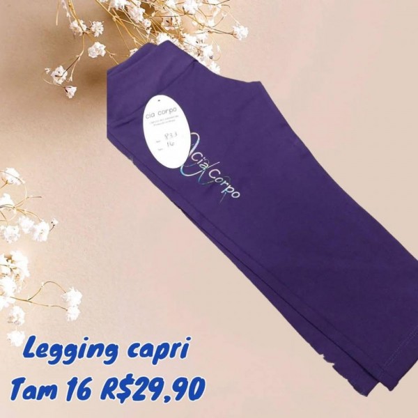 LEGGING ROXA CAPRI  TAM 16