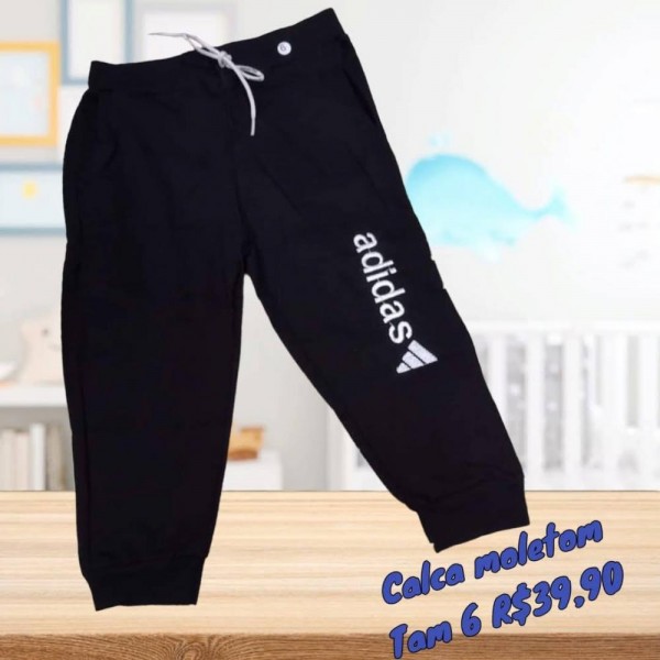CALCA MOLETOM ADIDAS  TAM 6
