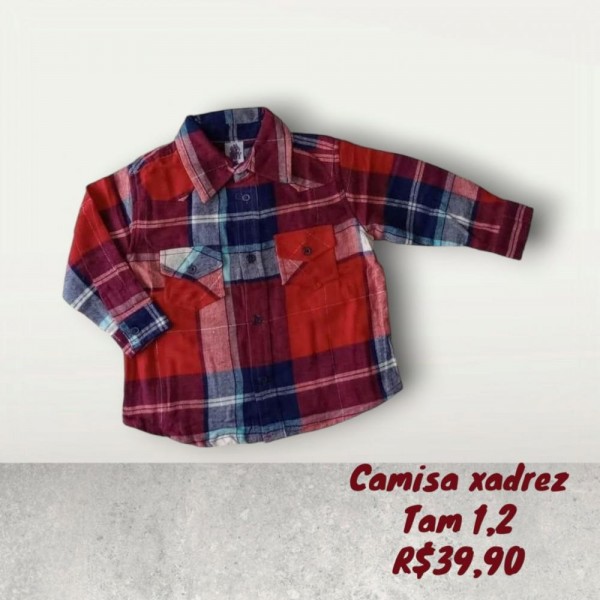 CAMISA XADREZ ML  TAM  2
