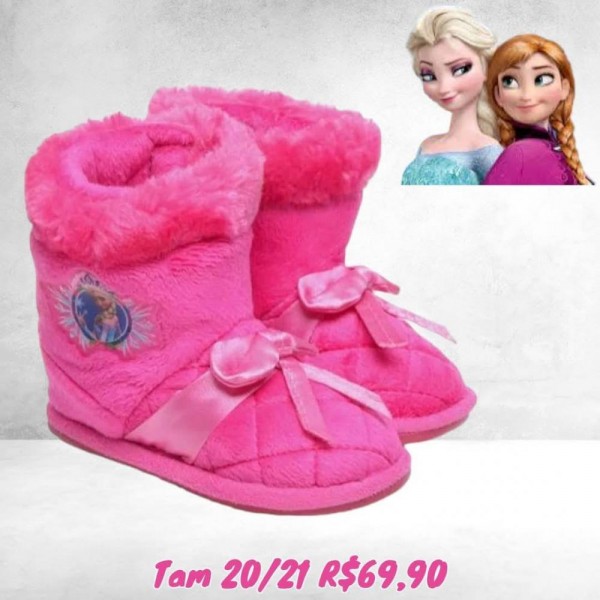 PANTUFA BOTINHA FROZEN /22  TAM 21
