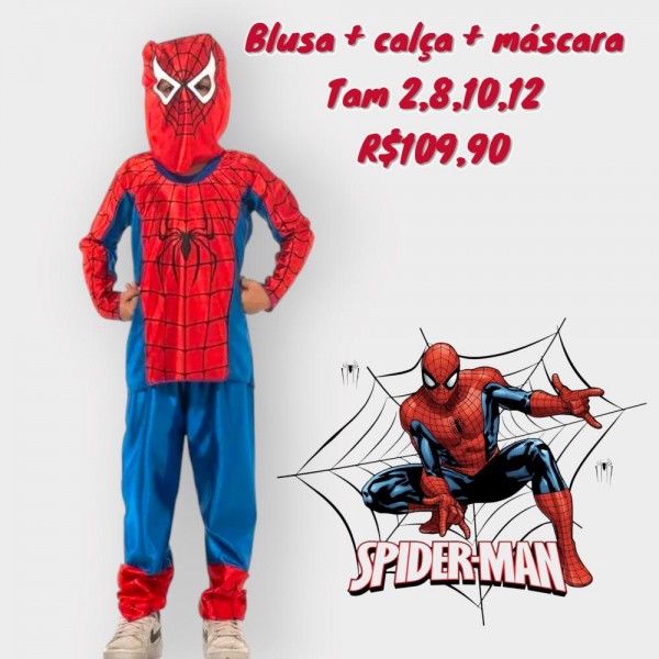 FANTASIA ML HOMEM ARANHA  TAM 2
