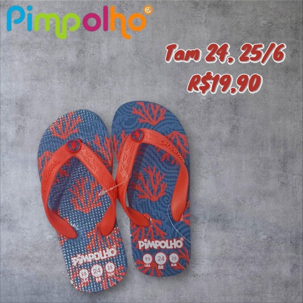 CHINELO VERMELHO TAM 24