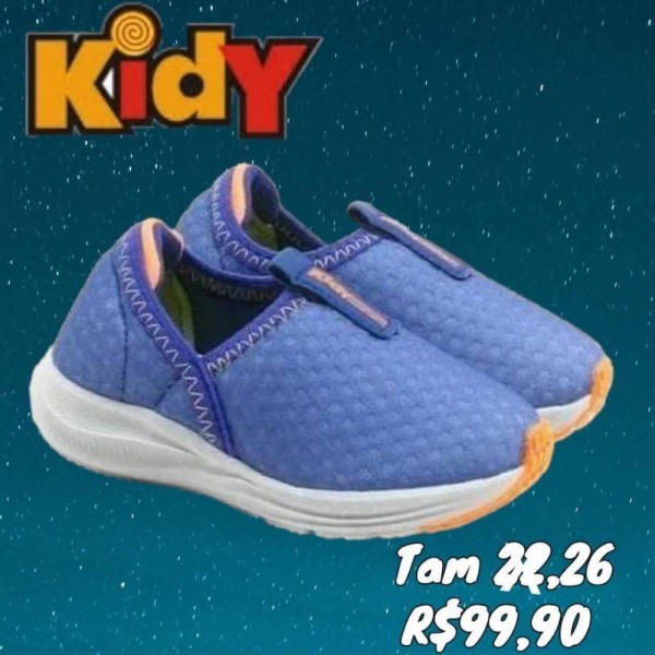 TENIS MEIA AZUL TAM 26