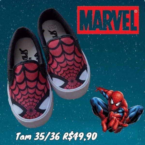 TENIS HOMEM ARANHA /6  TAM 35