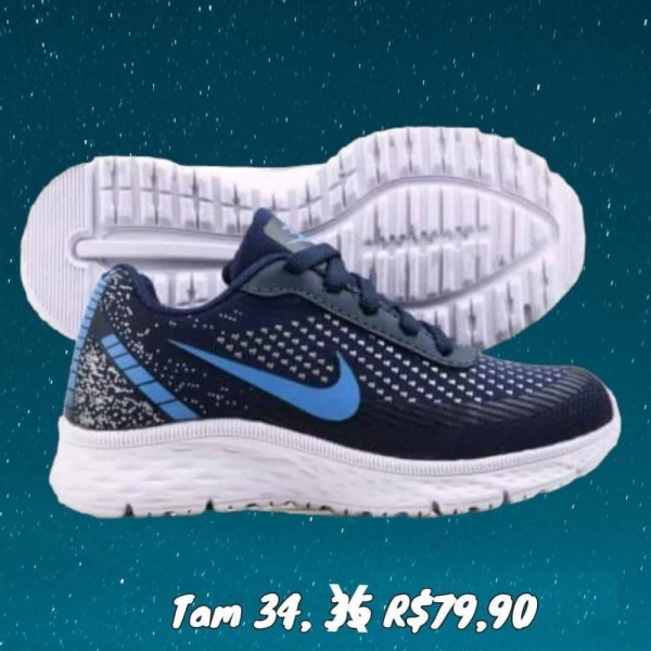 TENIS NIKE AZUL TAM 34